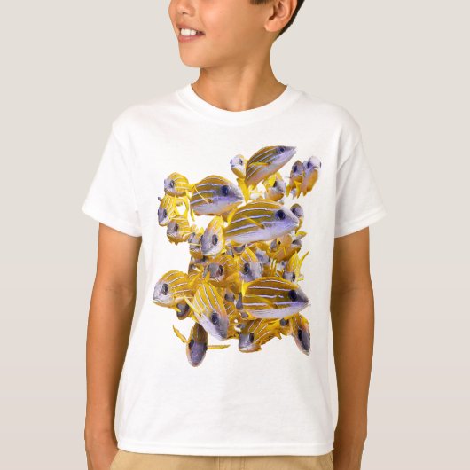 Cute School of Fishes in the Ocean  Tシャツ (正面)