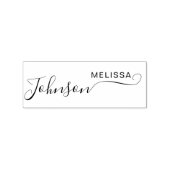 Cute Script Font Custom Signature Name Business ラバースタンプ (インプリント)