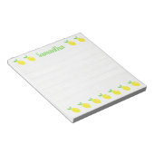 Cute Script Name Lemons Notepad ノートパッド (アングル)