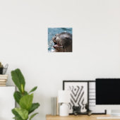 Cute Sea Lion  Poster ポスター (ホームオフィス)