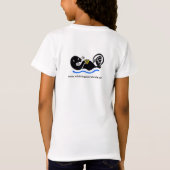Cute Sea OTTER – 絶滅危惧動物グラフィック Tシャツ (裏面)