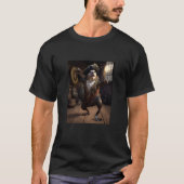 Cute Sea Otter Pet Dabbing Pirate Otter Tシャツ (正面)