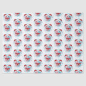 Cute Seahorses Christmas Tissue Paper 薄葉紙 (正面)