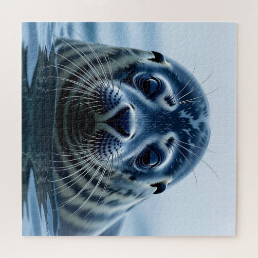 Cute Seal Close up ジグソーパズル (横)