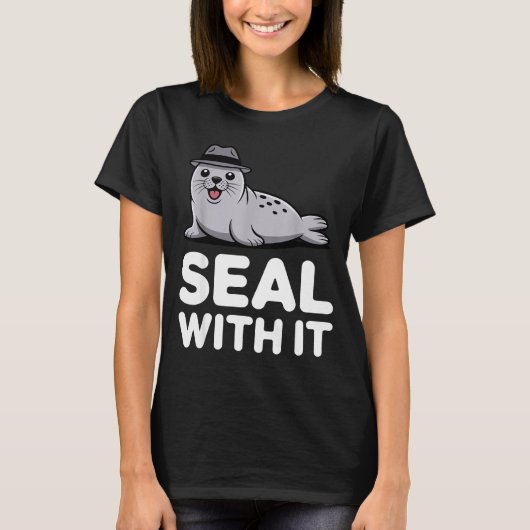 Cute Seal Costume For Men Women Kids Ocean Animal  Tシャツ (正面)