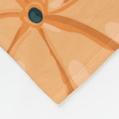 Cute seamless autumn pattern background フリースブランケット (角)