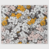 Cute Seamless Ditsy Floral Pattern. Colorful flowe ラッピングペーパー (フラット)