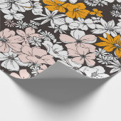 Cute Seamless Ditsy Floral Pattern. Colorful flowe ラッピングペーパー (角)
