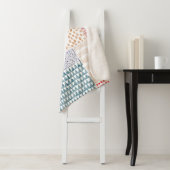 Cute seamless pattern in patchwork style. Simple d シェルパブランケット (インサイチュ)