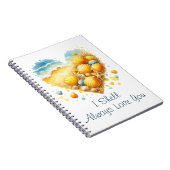 Cute Seashell Heart Beach Love Valentine's Day ノートブック (右側)