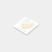 Cute Seashell Heart Beach Love Valentine's Day ポストイット (アングル)