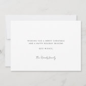 Cute Season's Greetings Familyの写真 シーズンカード (裏面)