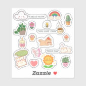 Cute Self Care Stickers シール (シート)