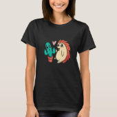 Cute Serape Cactus And Hedgehog Cactus plants Mexi Tシャツ (正面)
