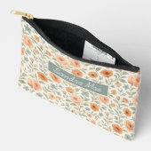 Cute Shabby Chic French Floral Toiletry Bag アクセサリーポーチ (見開き)