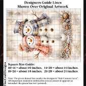 Cute Shabby Chic Snowman Couple FG2L Decoupage 薄葉紙