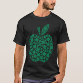 Cute Shamrock C Apple Teacher Student St Patrick's Tシャツ (正面)