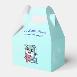  Cute Shark Baby Shower Kawaii Blue フェイバーボックス