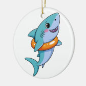 Cute Shark Baby With Float | Kids セラミックオーナメント (左)