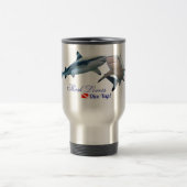 Cute Shark lovers Shot Glass トラベルマグ (中央)