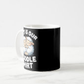 Cute Sheep Couple This Is Our Cuddle コーヒーマグカップ (正面左)