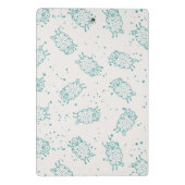 Cute Sheep – Whimsical Seamless Pattern ミニクリップボード (裏面)