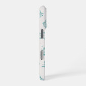 Cute Sheep – Whimsical Seamless Pattern iPhoneケース (右側面)