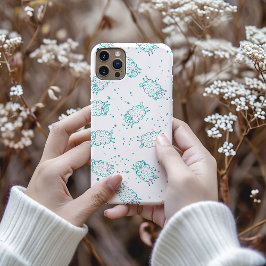 Cute Sheep – Whimsical Seamless Pattern iPhone 16 Proケース