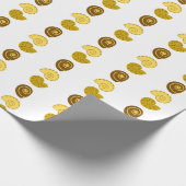 Cute shell arrangement on  ラッピングペーパー (角)