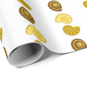 Cute shell arrangement on  ラッピングペーパー (ロールコーナー)