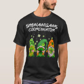 Cute Shenanigans Coordinator St Patricks Day Gnome Tシャツ (正面)