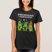 Cute Shenanigans Coordinator St Patricks Day Gnome Tシャツ (正面)