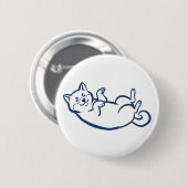 Cute Shiba Inu Belly Rubs Pin Button 缶バッジ (正面&裏面)