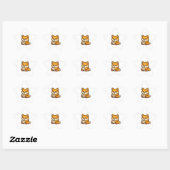 Cute Shiba Inu Coffee Star Sticker 星シール (シート)