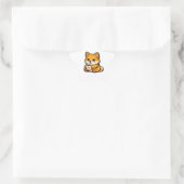 Cute Shiba Inu Coffee Star Sticker 星シール (バッグ)