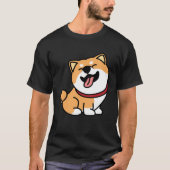 Cute Shiba Inu Dog Tシャツ (正面)