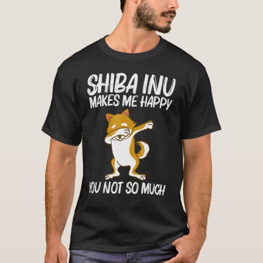 Cute Shiba Inu For Men Women Japan Breed Animal  2 Tシャツ (正面)