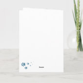 Cute Shiba Inu Get Well Soon Onsen Greeting Card カード (裏面)