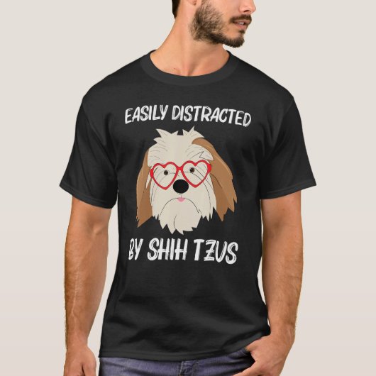 Cute Shih Tzu For Men Women Toy Doggie Breed Tシャツ (正面)