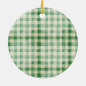 Cute silly goose christmas lights custom セラミックオーナメント (裏面)