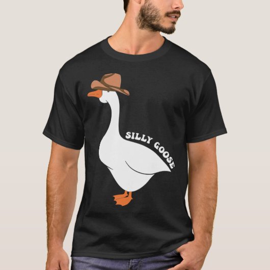 Cute Silly Goose Ugly Xmas  Goose Trendy Clothing Tシャツ (正面)