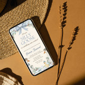 Cute Silly Goose Waddle Into Winter Baby Shower 招待状