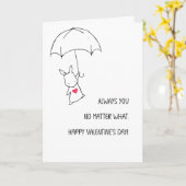 Cute Simple Always you Folded カード (黄色い花)