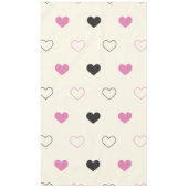 Cute Simple Heart Pattern テーブルクロス (正面)