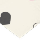 Cute Simple Heart Pattern テーブルクロス (アングル)