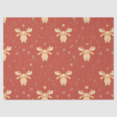 Cute Simple merry christmas cartoon reindeer patte 薄葉紙 (正面)