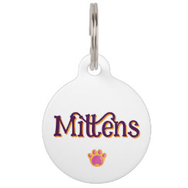 Cute Simple Pet Collar Tag ペット　ネームタグ