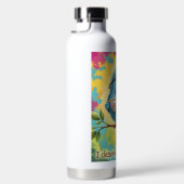  Cute Singing Blue Bird Water Bottle ウォーターボトル (右面)