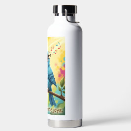 Cute Singing Blue Bird Water Bottle ウォーターボトル