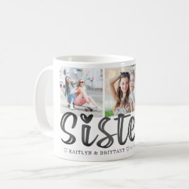 CUTE SISTERS FOREVER FRIENDS 3 Photos コーヒーマグカップ